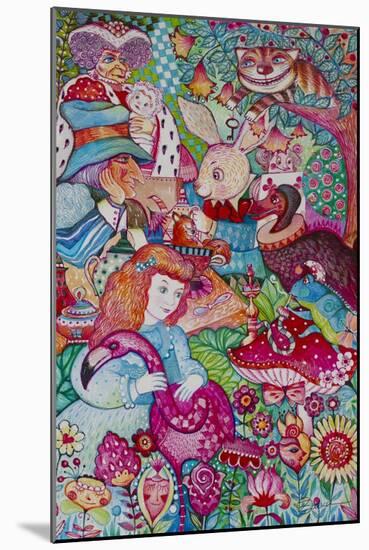 Alice in Wonderland-Oxana Zaiko-Mounted Giclee Print