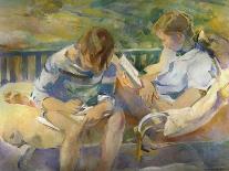 On the Chaise-Alice Kent Stoddard-Giclee Print