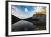 Alice Lake in the Sawtooth Mountains at Sunset-Ben Herndon-Framed Photographic Print