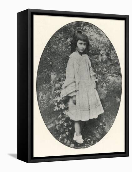 Alice Liddell Alice Liddell Aged About Ten-Lewis Carroll-Framed Stretched Canvas