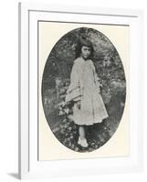 Alice Liddell Alice Liddell Aged About Ten-Lewis Carroll-Framed Photographic Print