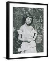 Alice Liddell Alice Liddell as a Beggar Girl-Lewis Carroll-Framed Photographic Print