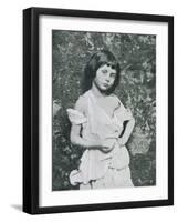 Alice Liddell Alice Liddell as a Beggar Girl-Lewis Carroll-Framed Photographic Print