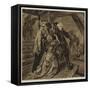 Alice Lisle-Edgar Melville Ward-Framed Stretched Canvas