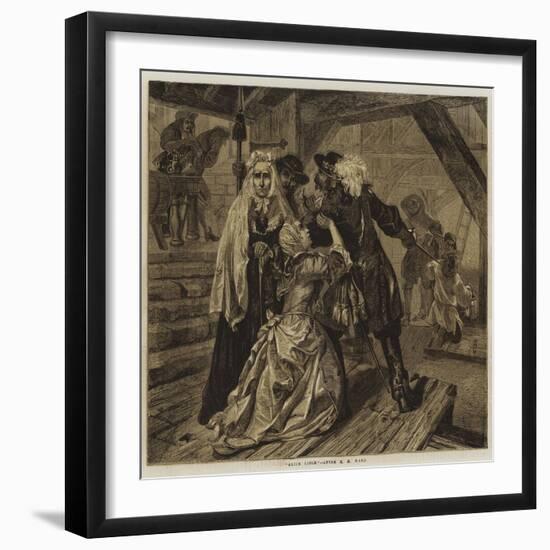 Alice Lisle-Edgar Melville Ward-Framed Giclee Print