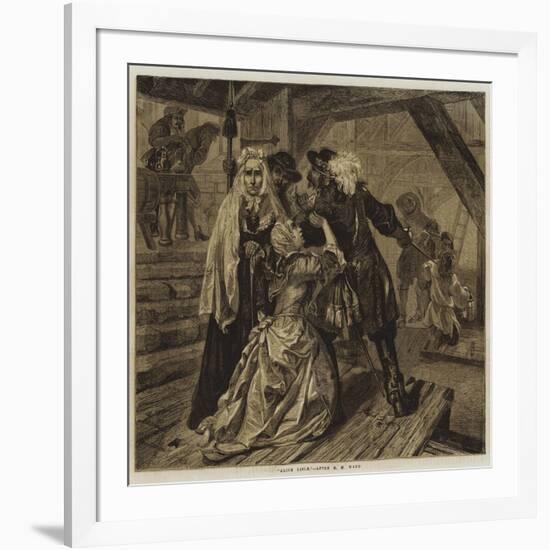 Alice Lisle-Edgar Melville Ward-Framed Giclee Print