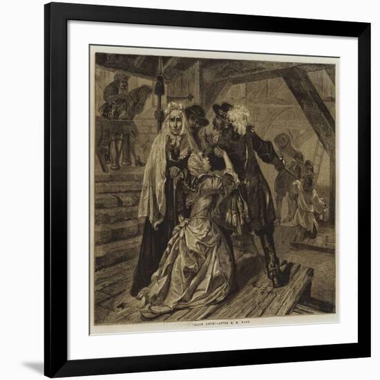 Alice Lisle-Edgar Melville Ward-Framed Giclee Print