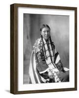 Alice Lone Bear, Sioux, 1898-Frank A. Rinehart-Framed Photographic Print