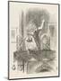 Alice Looking Through the Looking Glass 1 of 2: This Side-John Tenniel-Mounted Photographic Print