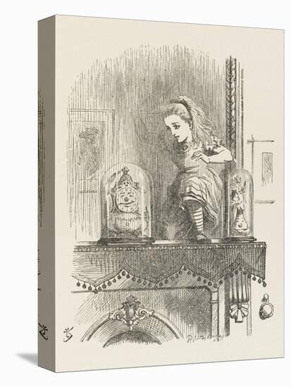 Alice Looking Through the Looking Glass 2 of 2: The Other Side-John Tenniel-Stretched Canvas