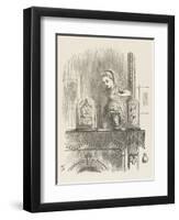 Alice Looking Through the Looking Glass 2 of 2: The Other Side-John Tenniel-Framed Premium Photographic Print