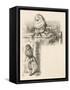 Alice Meets Humpty-Dumpty-John Tenniel-Framed Stretched Canvas