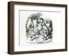 Alice Meets the Dodo, Illustration from Alice's Adventures in Wonderland, by Lewis Carroll, 1865-John Tenniel-Framed Giclee Print