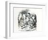 Alice Meets the Dodo, Illustration from Alice's Adventures in Wonderland, by Lewis Carroll, 1865-John Tenniel-Framed Giclee Print
