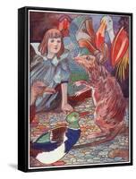 Alice, Mouse's Tale-Charles Robinson-Framed Stretched Canvas