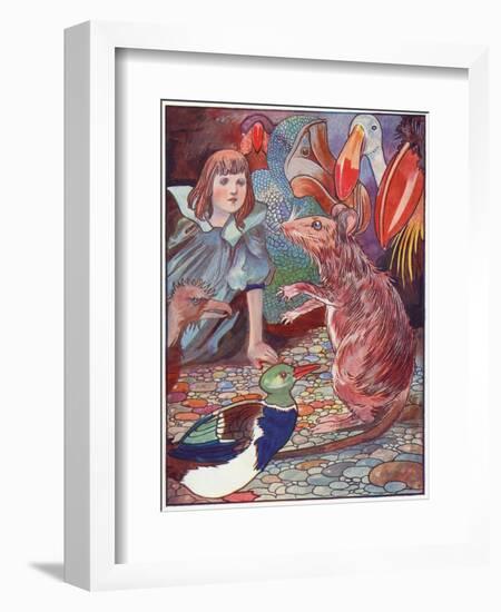 Alice, Mouse's Tale-Charles Robinson-Framed Art Print