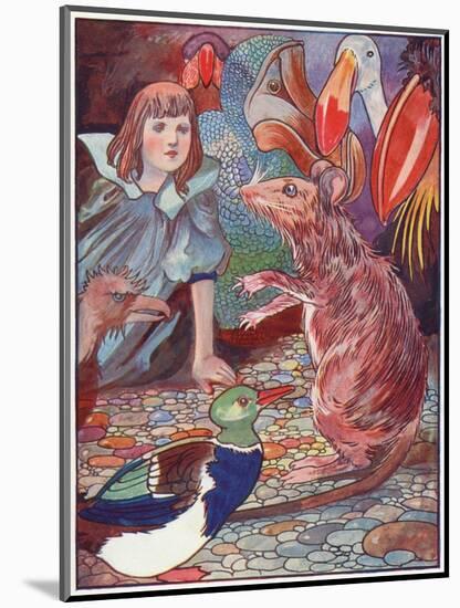 Alice, Mouse's Tale-Charles Robinson-Mounted Art Print