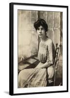 Alice Paul, American Suffragette and Author of an Equal Rights Amendment, 1910s-null-Framed Photo