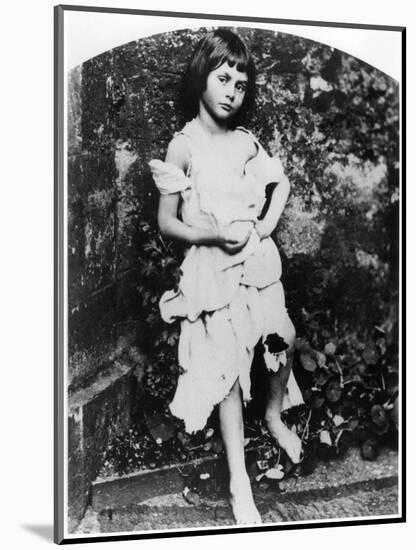 Alice Pleasance Liddell as the Beggar Maid-Lewis Carroll-Mounted Giclee Print