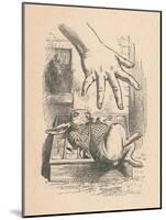 'Alice putting her hand down to the White Rabbit', 1889-John Tenniel-Mounted Giclee Print