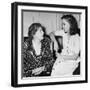 Alice Roosevelt Longworth with Her Daughter, 19 Year Old Paulina Longworth-null-Framed Premium Photographic Print