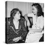 Alice Roosevelt Longworth with Her Daughter, 19 Year Old Paulina Longworth-null-Stretched Canvas