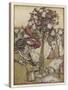 Alice: Rose-Garden,Cards-Arthur Rackham-Stretched Canvas