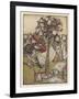 Alice: Rose-Garden,Cards-Arthur Rackham-Framed Art Print