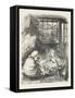 Alice Rows the Sheep in a Small Boat-John Tenniel-Framed Stretched Canvas