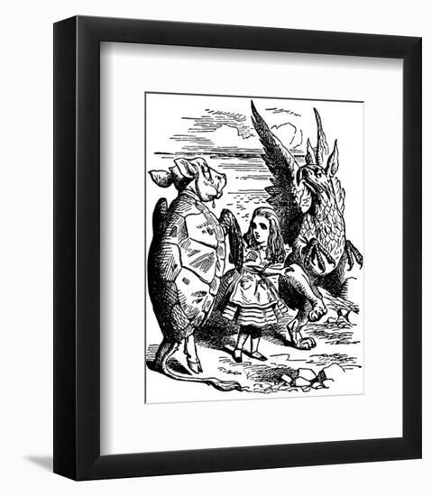 Alice's Adventure's in Wonderland-John Tenniel-Framed Premium Giclee Print