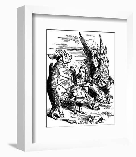 Alice's Adventure's in Wonderland-John Tenniel-Framed Premium Giclee Print