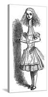 Alice's Adventure's in Wonderland-John Tenniel-Stretched Canvas