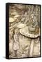 Alice 's Adventures in Wonderland by Lewis Carroll-Arthur Rackham-Framed Stretched Canvas