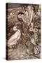 Alice 's Adventures in Wonderland by Lewis Carroll-Arthur Rackham-Stretched Canvas