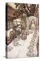 Alice 's Adventures in Wonderland by Lewis Carroll-Arthur Rackham-Stretched Canvas