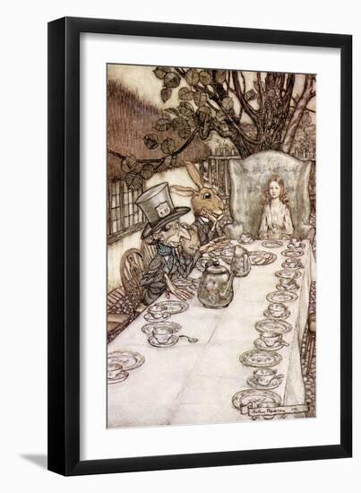 Alice 's Adventures in Wonderland by Lewis Carroll-Arthur Rackham-Framed Giclee Print