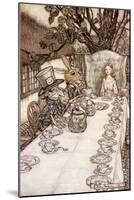Alice 's Adventures in Wonderland by Lewis Carroll-Arthur Rackham-Mounted Giclee Print