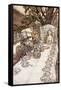 Alice 's Adventures in Wonderland by Lewis Carroll-Arthur Rackham-Framed Stretched Canvas