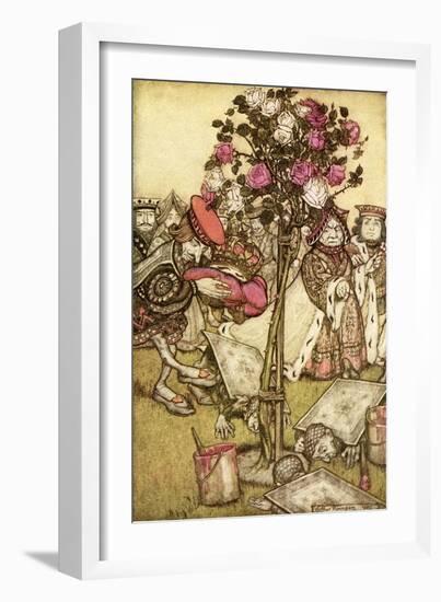 Alice 's Adventures in Wonderland by Lewis Carroll-Arthur Rackham-Framed Giclee Print