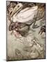 Alice 's Adventures in Wonderland by Lewis Carroll-Arthur Rackham-Mounted Giclee Print