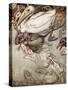 Alice 's Adventures in Wonderland by Lewis Carroll-Arthur Rackham-Stretched Canvas