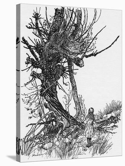 Alice 's Adventures in Wonderland by Lewis Carroll-Arthur Rackham-Stretched Canvas