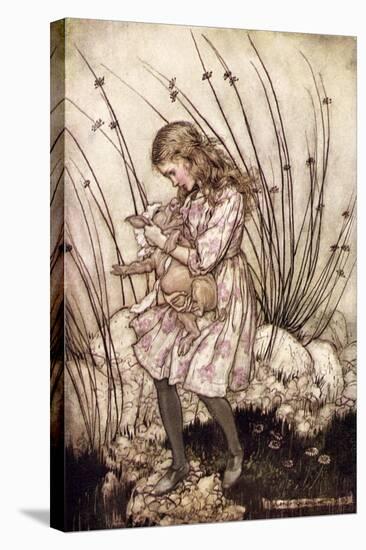 Alice 's Adventures in Wonderland by Lewis Carroll-Arthur Rackham-Stretched Canvas