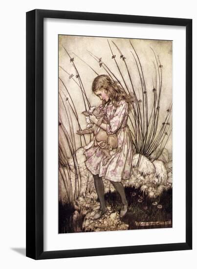 Alice 's Adventures in Wonderland by Lewis Carroll-Arthur Rackham-Framed Giclee Print