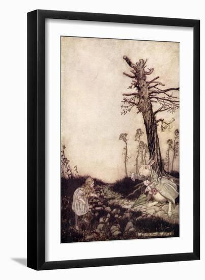 Alice 's Adventures in Wonderland by Lewis Carroll-Arthur Rackham-Framed Giclee Print