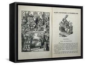 Alice's Adventures in Wonderland'-null-Framed Stretched Canvas