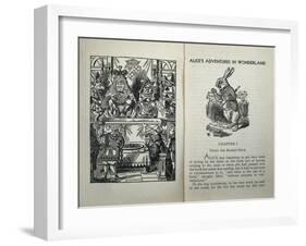 Alice's Adventures in Wonderland'-null-Framed Art Print