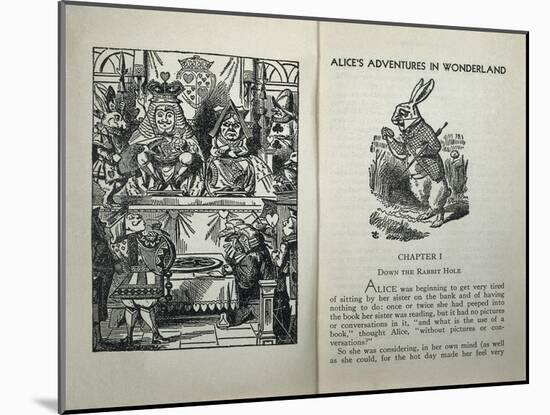 Alice's Adventures in Wonderland'-null-Mounted Art Print