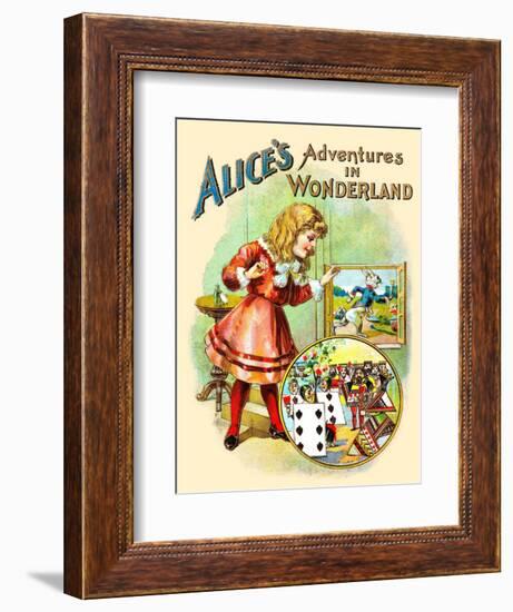 Alice's Adventures in Wonderland-John Tenniel-Framed Art Print