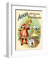 Alice's Adventures in Wonderland-John Tenniel-Framed Art Print